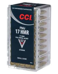 CCI 0055 17HMR 20 FMJ 50/40