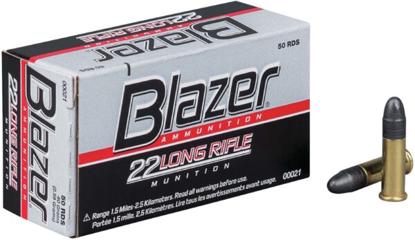 CCI Blazer RImfire 22LR 40GR LRN 50Rd Box