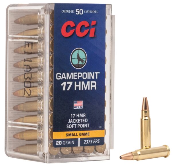 CCI Gamepoint 17HMR 20Gr JSP 50Rd