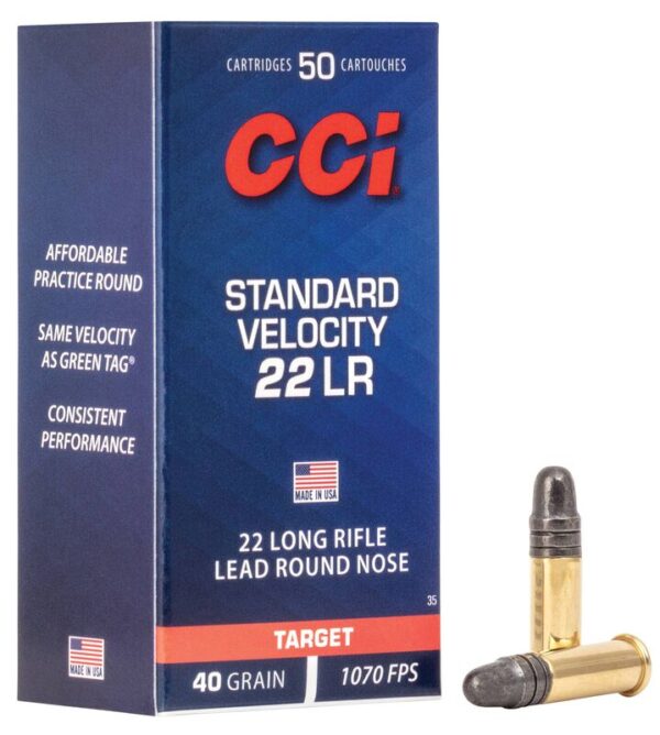 CCI Standard Velocity 22LR 40GR 50Rd Box 0035