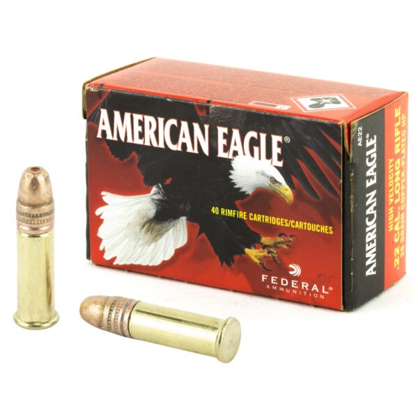 FEDERAL AMERICAN EAGLE HIGH VELOCITY 22LR 38GR CPHP 40 RD AE22