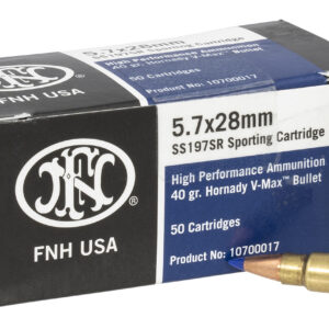 FN 5.7x28mm 40 Grain Hornady V-Max 50Rd Box