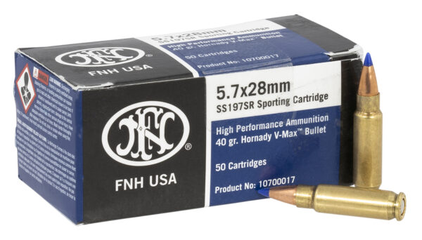 FN 5.7x28mm 40 Grain Hornady V-Max 50Rd Box