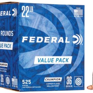Federal Champion Value Pack 22LR 36Gr HP 525Rd