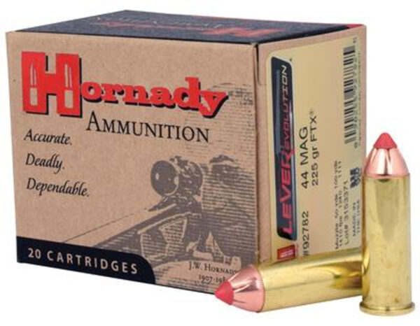 Hornady LeverEvolution 44Mag 225 Grain 20 Round Box