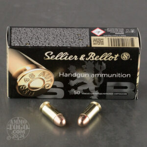 Sellier & Bellot 45 ACP FMJ 230 Grain 50 Rounds
