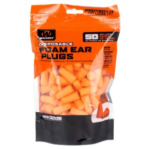 Walker's Soft Foam Ear Plugs 50 Pair Bag 32dB