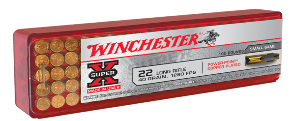 Winchester Super X 22LR 40 Grain 100 Round Box