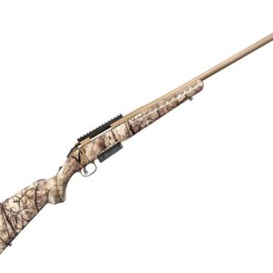 Ruger American Burnt Bronze/GO Wild Camo I-M Brush Synthetic 300 Win Mag 24" Barrel 3+1